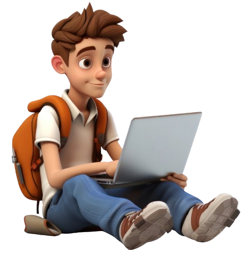 Me sitting with a laptop